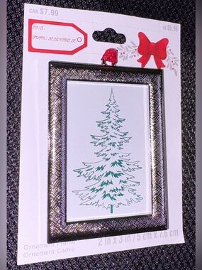 Studio Decor NWT Silver Vertical Rectangle Style Ornament Frame 1 Piece